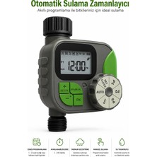 Conocer Otomatik Bahçe Sulama Zamanlayıcı Bahçe, Çim ve Damla Sulama Için Pilli Kolay Kurulum Wt-02-02