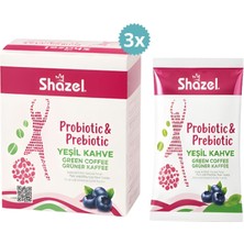 Shazel Probiyotik Prebiyotik Yeşil Kahve x 3 Adet