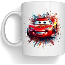 Bsb Şimşek Mcqueen Temalı Porselen Kupa Bardak Mug 102