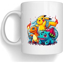 Bsb Pokemon Temalı Porselen Kupa Bardak Mug 120