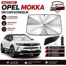 OtoÇizgi Opel Mokka Şemsiye Tip Ön Cam Güneşliği Katlanabilir Uv Korumalı Araç Cam Güneşlik