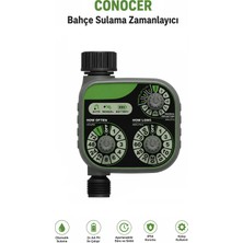 Conocer Otomatik Bahçe Sulama Zamanlayıcısı 1 Çıkışlı Mekanik Sulama Kontrol Cihazı Ayar Düğmeli Wt-02-05