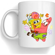Bsb Sünger Bob Temalı Porselen Kupa Bardak Mug 122
