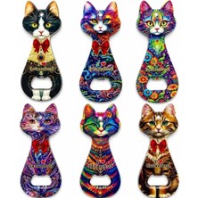 Hace Bazaar Kedi Tasarımı Istanbul Temalı Buzdolapı Süsü Magnet ALK5408