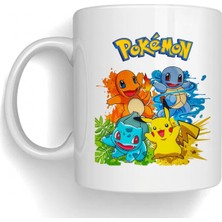 Bsb Pokemon Temalı Porselen Kupa Bardak Mug 137