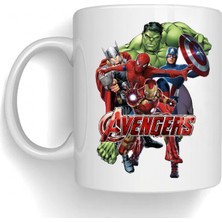 Bsb Marvel Temalı Porselen Kupa Bardak Mug 101