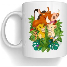 Bsb Arslan Kral Temalı Porselen Kupa Bardak Mug 140