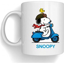 Bsb Snoopy Temalı Porselen Kupa Bardak Mug 133
