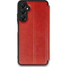 Ankaverse®  Samsung Galaxy A26 Kılıf Flip Cover - Kırmızı