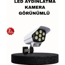 TeknoKapsül Güneş Enerjili Güvenlik Işığı Dış Mekan 5 Eksen Ayarlı ve Pır Hareket Sensörlü -