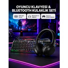 TeknoKapsül HN01 Kulaklık + PG-8018 Oyuncu Klavyesi Set -