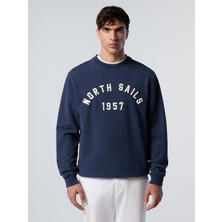 North Sails Comfort Fit Bisiklet Yaka Pamuk Sweatshirt