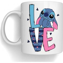 Bsb Stitch Temalı Porselen Kupa Bardak Mug 106