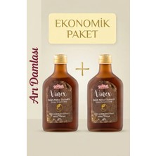 Arı Damlası Ikili Set Doğal Fermente Reishi Mantarı Ekstraktlı  2 x 200 ml | Avantajlı Ekonomik Fermente Sirke Paketi
