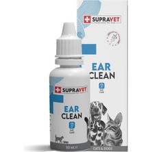 Supravet Ear Clean Kedi Köpek Kulak Temizleme Solüsyonu 50 ml