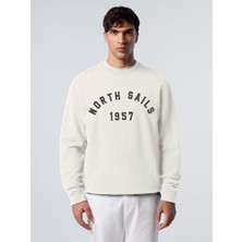 North Sails Comfort Fit Bisiklet Yaka Pamuk Sweatshirt