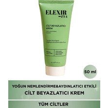 Elexir Eva BEYAZLATICI KREM | CİLT TONU EŞİTLEYİCİ BAKIM KREMİ | LEKE GÖRÜNÜMÜ KARŞITI AYDINLATICI BAKIM 50 ML