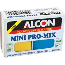Alcon Pro-Mix Epoksi Macun 40 gr Metalik Renkli Hızlı Kuruma Özelliği ile Dayanıklı Tamir Malzemesi