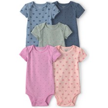 Carter's Kız Bebek Çoklu Paket Body Yenidoğan-24 Ay Çok Renkli