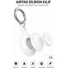 Conocer Airtag Uyumlu Anahtarlık Kılıf Tam Koruma Klasik Yumuşak Soft Silikon