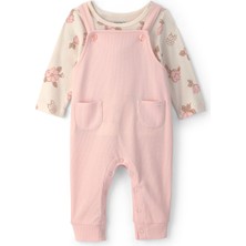 Carter's Kız Bebek Salopet Set Yenidoğan-12 Ay Pembe