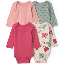 Carter's Kız Bebek Çoklu Paket Body Yenidoğan-24 Ay Çok Renkli