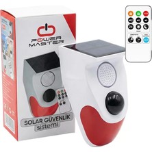 Ozkr Store Powermaster PM-26240 Solar Sesli Işıklı Alarm Sistemi