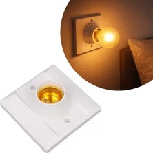 Ozkr Store Ledx E27 Lamba Ampul Tutucu Taban