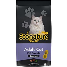 Econature Plus Balıklı Yetişkin Kedi Maması 15 kg
