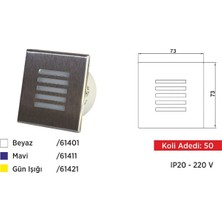 Akviva Mercan Panjur LED Spot Kırmızı