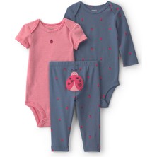 Carter's Kız Bebek 3lü Set Yenidoğan-24 Ay Mavi