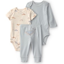 Carter's Erkek Bebek 3lü Set Yenidoğan-24 Ay Mavi