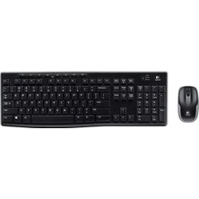 Ozkr Store Logitech MK270 Kablosuz Klavye Set mm Q Tr Siyah