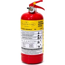 Vallentina 2 kg Köpüklü Yangın Söndürme Cihazı Tse-Hyb/ce Belgeli(Ruhsata Uygun)