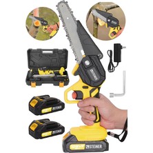 Steiner Alman 128 Vf 10 Ah Çelik Şanzuman Akülü Dal Kesme Budama Testere Bıçkı Makinesi 15 cm Sarı