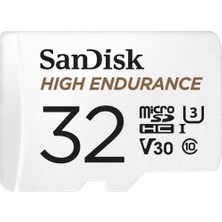 Sandisk High Endurance Microsdhc Hafıza Kartı 32 GB + Adaptör (Araç Içi Kameralar ve Özel Güvenlik K