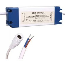 Ozkr Store Botech 60X60 Panel LED Driver Adaptörü (50V-70V Dc) BOTE-48W-01
