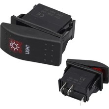 Ozkr Store Powermaster Lamba Sembollü Işıklı 3 Pinli On-Off 12-24V Marin Switch