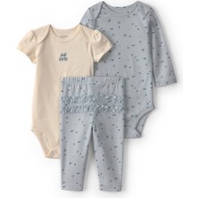Carter's Kız Bebek Alt Üst Set Yenidoğan-24 Ay Mavi