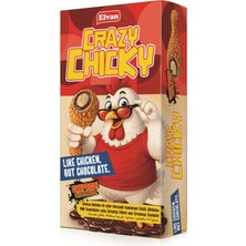 Elvan Crazy Chicky Çıtır Parçacık Kaplamalı Çikolata 57 Gr. (1 Paket)