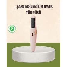 TeknoKapsül Iki Hızlı Elektrikli Ayak Törpüsü Pürüzsüz Topuk Bakımı -
