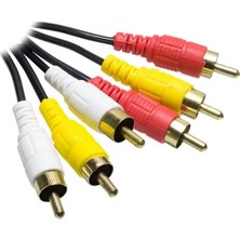 Ozkr Store Powermaster 3rca-3rca Erkek Tos Kablo 1.5 Metre