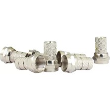 Ozkr Store F Konnektör RG58 Mini Kablo Için Ince 100'LÜ Paket Powermaster