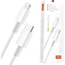 Ozkr Store Powerway PD27 27W Type-C To Lightning Şarj Kablosu