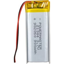 Ozkr Store Powermaster 902050 3.7 Volt 900 Mah Lityum Polimer Pil