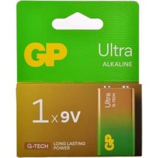 Ozkr Store Gp 1604AU-5TR1 Ultra Alkalin 9 Volt Tekli Pil (6LF22/6LR61/6LP3146/MN1604)