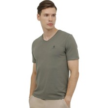 Lumberjack Erkek Tişört 4m M-CT106 Bsc V Nk T-Sh 4fx 101497400