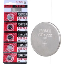 Ozkr Store Maxell CR1220 3 Volt Lityum 5'li Düğme Pil