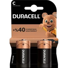 Ozkr Store Duracell LR14/MN1400 C Orta Boy Pil (2'li Paket)