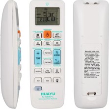 Ozkr Store Huayu K-1089E+L Üniversal Akıllı Klima Kumandası LED Işıklı ve Geniş Uyumluluk